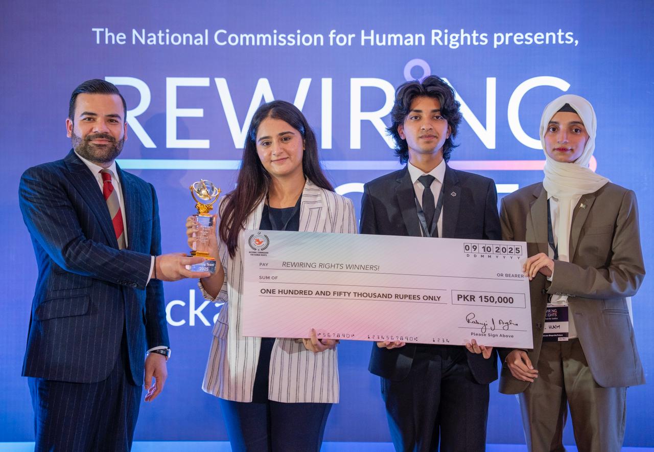 NUST Law School Students Win Pakistan’s First-Ever “Rewiring Rights: Hackathon for Justice”